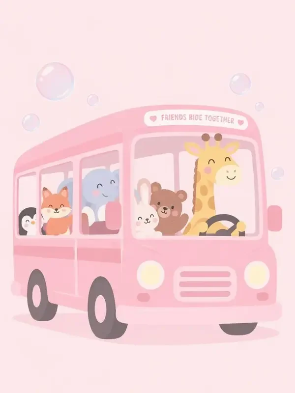 《泡泡动物园公交车》榜单封面图